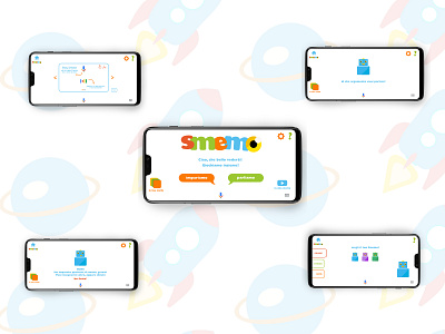 Smemo - Multimodal Interface for Children animation coding computer engineer design ui ux uxui web