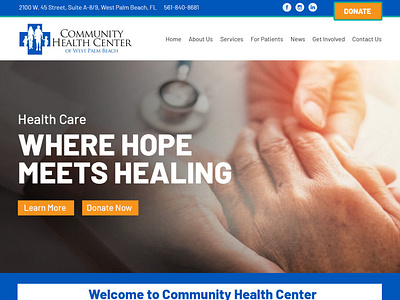 Community Health Center WPB website