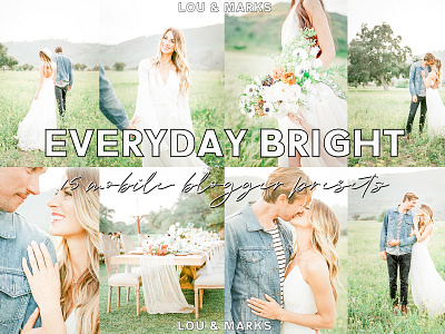 Everyday Blogger Presets blogger presets branding design filters instagram instagram presets instagram theme lightroom lightroom mobile mobile mobile blogger presets mobile presets natural lightroom presets