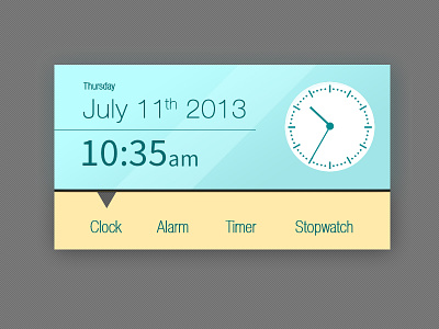 Time Widget Rebound clock rebound text time widget