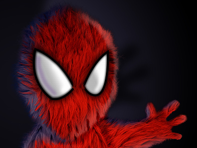 Furry Spidey furry marvel spider man spidey super hero