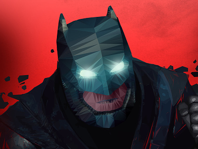 Batman Polygon batman batman v superman design illustrator photoshop polygon poster