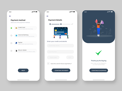 payment Flow for E-Commerce credit card design ecommerce flipkart iphone iphone 4 myntra ux ui vector