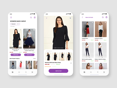 Online Shopping UI adobe xd android apple design ios online shopping uxui