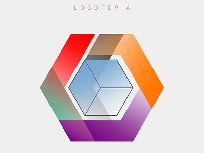 Logotopia - Cubo branding design illustration logo