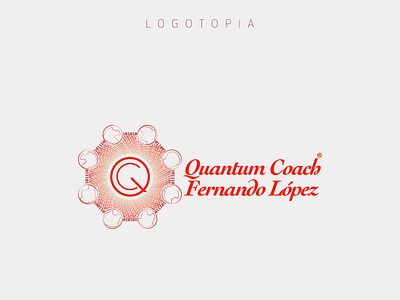 Logotopia - Quantum Coach branding design illustration logo