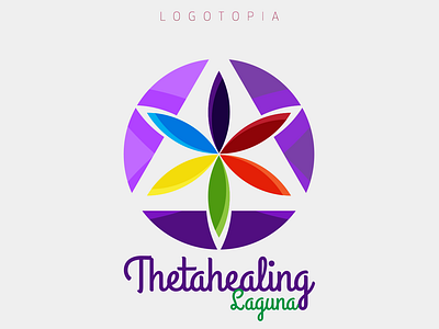 Logotopia - Thetahealing Laguna branding design logo vector