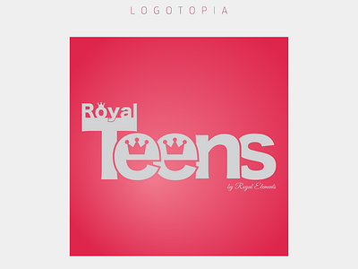 Logotopia - Royal Teens Jewerly branding design illustration logo vector