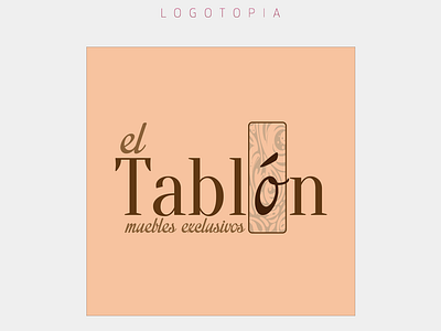 Logotopia - El Tablón branding design illustration logo vector
