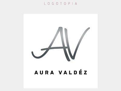 Logotopia - Aura Valdéz branding design illustration logo vector