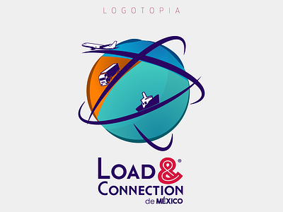 Logotopia - Load & Connection branding design logo vector