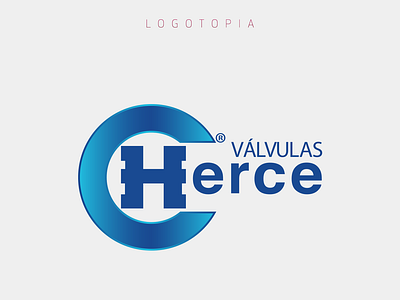 Logotopia - Herce Válvulas branding design illustration logo vector