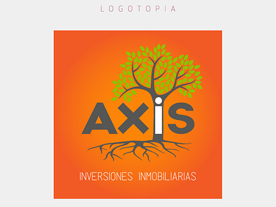 Logotopia - AXIS branding design illustration logo vector