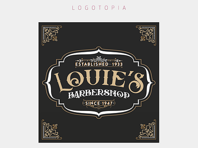 Logotopia - Louie's Barbershop