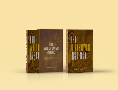 The Willpower Instinct book books cover cover design design photoshop poligraphy style typography