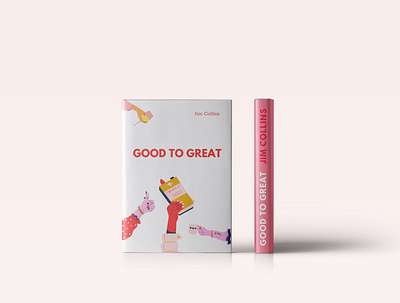 Good to Great book books cover cover design design font photoshop poligraphy style typography