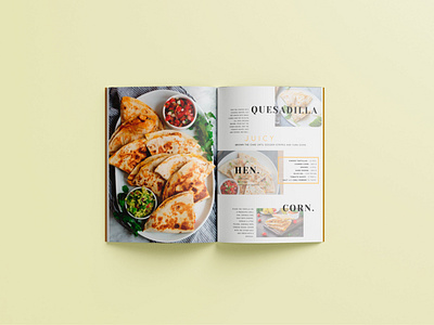 Food magazine design font food magazine magazine design photoshop style typography