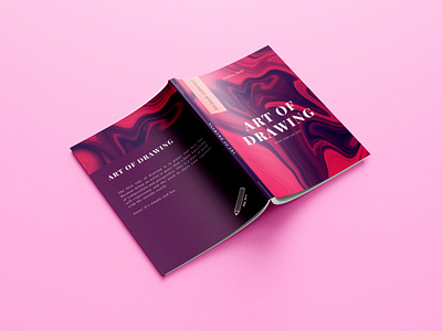 Art of Drawing book books cover cover design design font photoshop poligraphy style typography