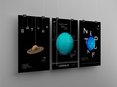 Space posters design font fonts poligraphy poster space style typography