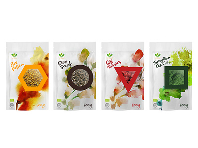 Organic Superfoods - NutriBoost / Holland branding holland organic organic art organic food package package design packagedesign packages superfoods