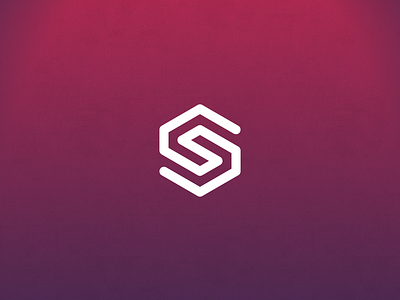 Rebrand Myself - Work In Progress branding graphic design hexagon illusion isometric logo pink purple rebrand