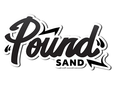 Pound Sand - Hand Lettering Logo