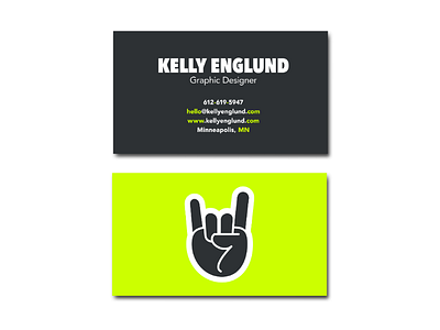 Business Card - Personal Branding business card design logo design shred til youre dead