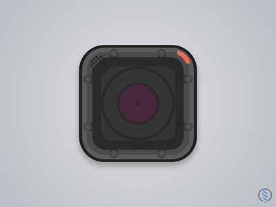 GoPro Flat Icon design flat gopro icon