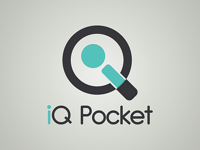 iQ Pocket Logo iq logo logodesign pocket