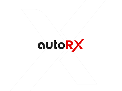 autoRX / Logotype for online store branding logo minimal