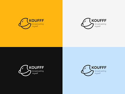 koufffed shot! branding design flat illustration logo minimal