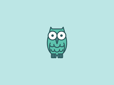 Baby Owl baby baby owl bird green icon illustration logo owl vector
