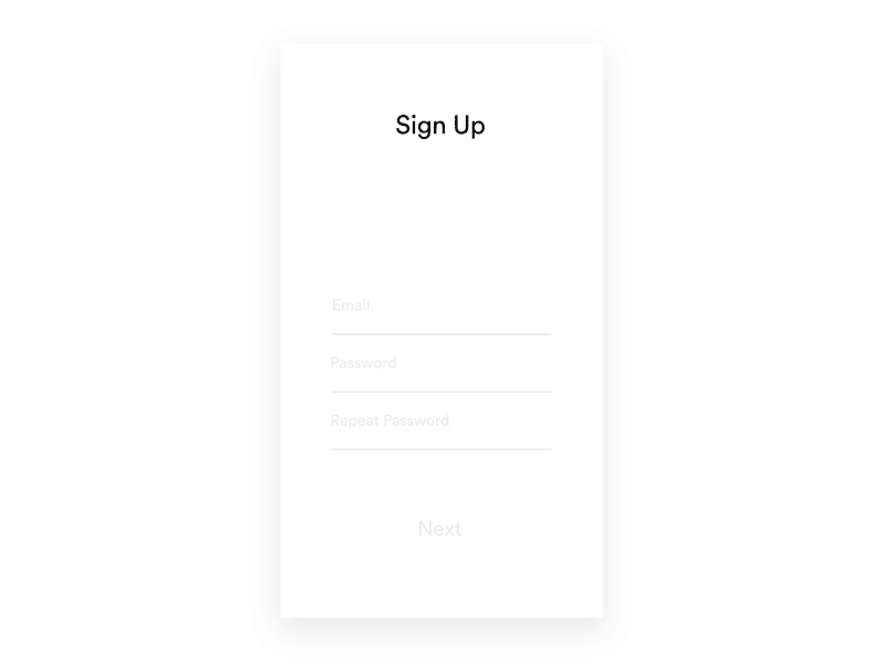 Daily UI Challenge #001 — Sign up