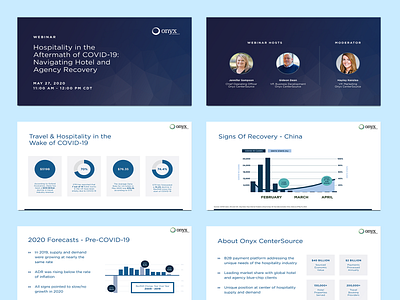 Webinar Deck - Onyx composition design graphic design illustrator indesign layout presentation