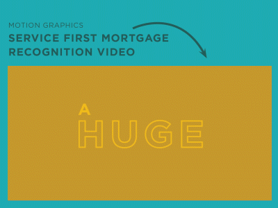 Service First - Recognition Video after effects animation design flat motion graphics