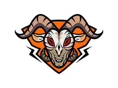 sheep design illustration logo 插图 设计