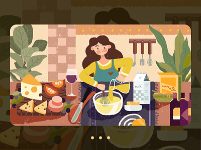 Delicious food design illustration 插图 设计