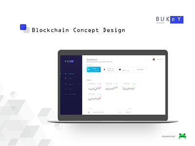 Landing Page Design for Blockchain Dashboard