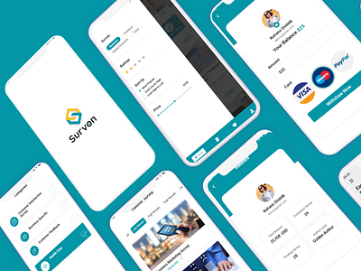 Online Survey Mobile App UI Kit