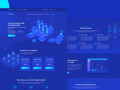 Hosting PSD Template