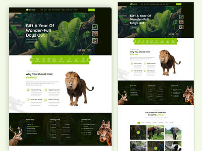 Zoo & Safari Park ui ux zoo