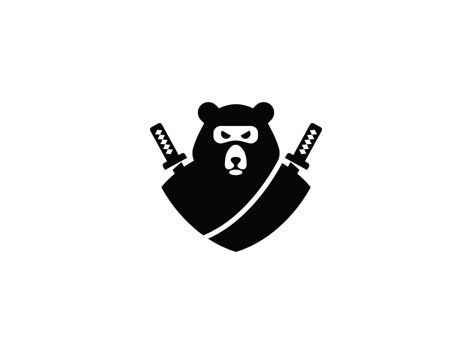 Panda Ninja Logo by LogoDesigner(Freelancer) on Dribbble