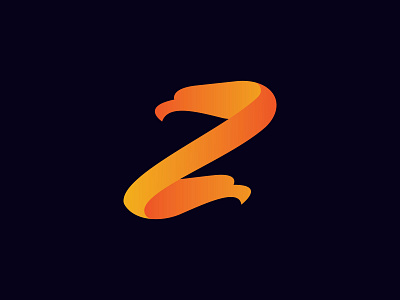 letter z Eagle logo