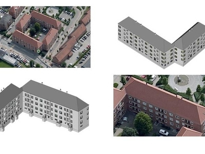 Setelite View To 3D Model photograph to revit revit