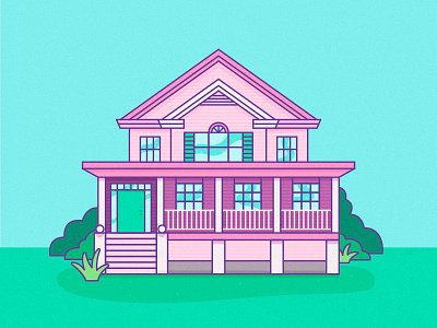 cartoon barbie house