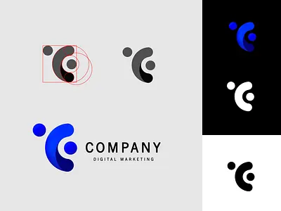 Digital Logo Design V.1 app brand identity branding company design dribbble ecommerce fiver geometric logo graphic design identity logo logo design logogram marketing modern modern logo tech vector