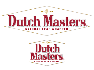 Dutch Masters Rebrand Exploration branding design cigars horizontal letters stacked type tobacco type type treatment typedesign typogaphy