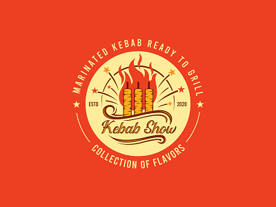 Kebab Show / Mashhad kebab show mohammad mohsen khezri mohsen khezri persian kebab طراحی لوگو فروشگاه کباب لوگوی امبلم لوگوی تجاری محسن خضری محمد محسن خضری کباب شو