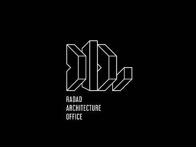 Radad Architecture Office 3d logotype architecture interior design iranian logotype logotype designer logoype mohammad mohsen khezri mohsen khezri mohsenkhezri persian logotype radad wordmark