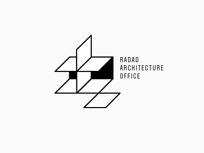 RADAD Architecture Office 3d logotype architecture architecture office cube logo farsi logotype mohammad mohsen khezri mohsen khezri mohsenkhezri persian logotype radad